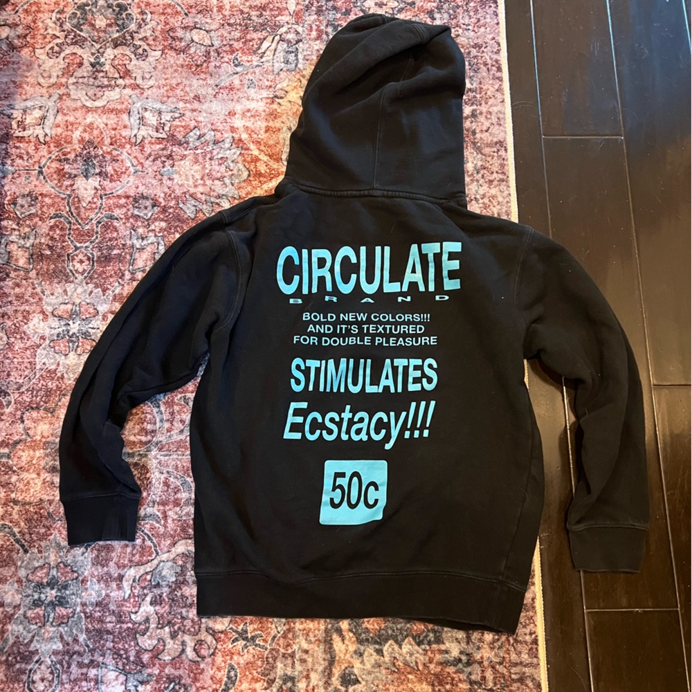 black hoodie